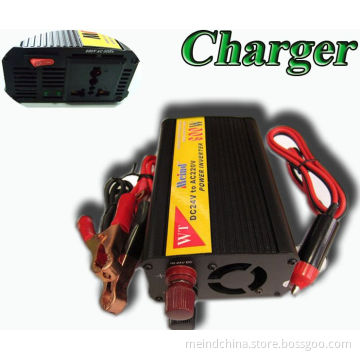 600W Power Inverter with Charger AC Adapter Car Inverters Power Supply Watt Inverter Car Charger Off Grid Inverter
